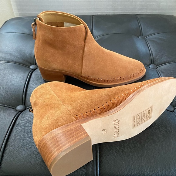 New Soludos suede ankle boots 5.5/ sincerelyjules - Picture 4 of 6